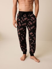 ACDC Black License Motionflex Cosy Pyjamas Bottoms - Image 1 of 8