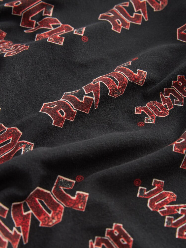ACDC Black License Motionflex Cosy Pyjamas Bottoms - Image 8 of 8