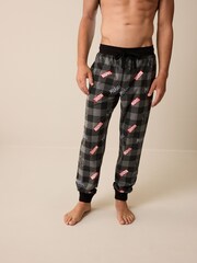 Marvel Grey License Motionflex Cosy Pyjamas Bottoms - Image 1 of 8