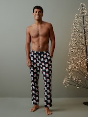 Star Wars Christmas Navy License Motionflex Cosy Pyjamas Bottoms - Image 2 of 8