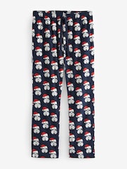Star Wars Christmas Navy License Motionflex Cosy Pyjamas Bottoms - Image 6 of 8