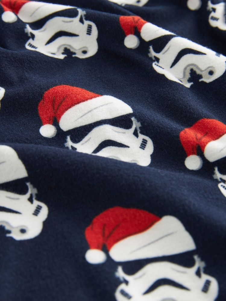Star Wars Christmas Navy License Motionflex Cosy Pyjamas Bottoms - Image 8 of 8