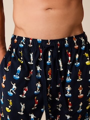 Subbuteo Navy Blue License Motionflex Cosy Pyjama Bottoms - Image 5 of 8