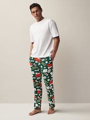 Snoopy Green License Motionflex Cosy Pyjama Bottoms - Image 2 of 6