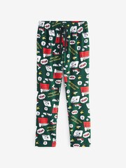 Snoopy Green License Motionflex Cosy Pyjama Bottoms - Image 5 of 6
