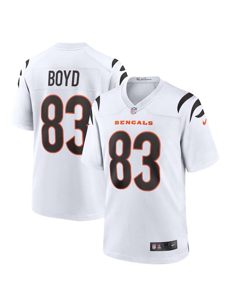 Nike White NFL Cincinnati Bengals Game Road Jersey - Tyler Boyd - Image 1 of 3