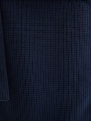 Navy Blue Borg Lined Hooded Dressing Gown - Image 10 of 10