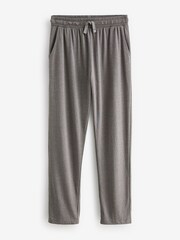 Navy Blue/Grey Open 2 Pack Lasting Fresh Cotton Rich Pyjama Bottoms - Image 8 of 11