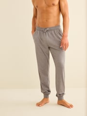 Negru/Gri - Strâmt - Pantaloni de pijama cu conținut bogat de bumbac 2 Pachet Lasting Fresh - Imaginea 2 din 14