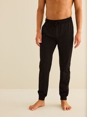 Negru/Gri - Strâmt - Pantaloni de pijama cu conținut bogat de bumbac 2 Pachet Lasting Fresh - Imaginea 3 din 14