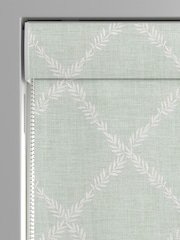 Laura Ashley Blue Pennorth Made to Measure Roman Blinds - Image 3 of 6