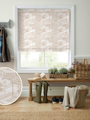 Laura Ashley Natural Trecastle Made to Measure Roman Blinds - Image 1 of 6