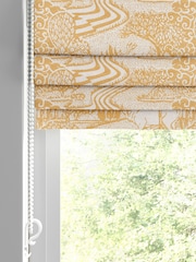 Laura Ashley Yellow Trecastle Made to Measure Roman Blinds - Image 2 of 6