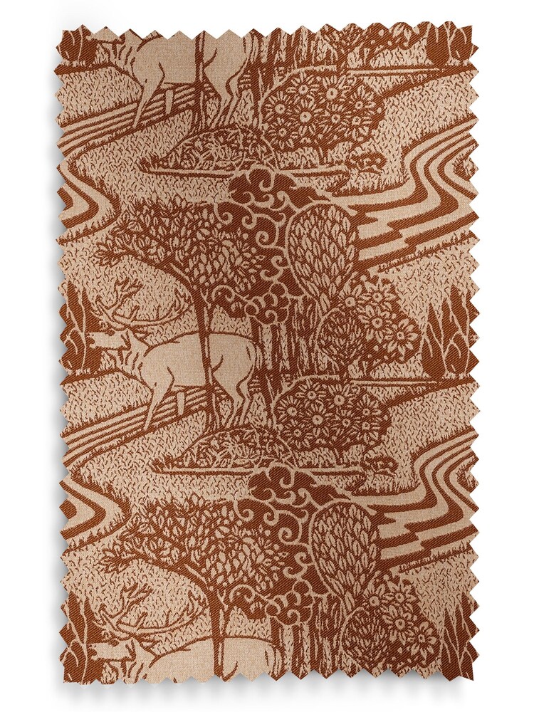 Laura Ashley Orange Trecastle Made to Measure Roman Blinds - Image 5 of 5