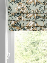 Laura Ashley Orange 100% Cotton Picardie Made to Measure Roman Blinds - Image 2 of 6