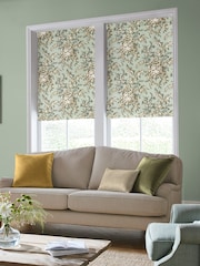 Laura Ashley Orange 100% Cotton Picardie Made to Measure Roman Blinds - Image 5 of 6