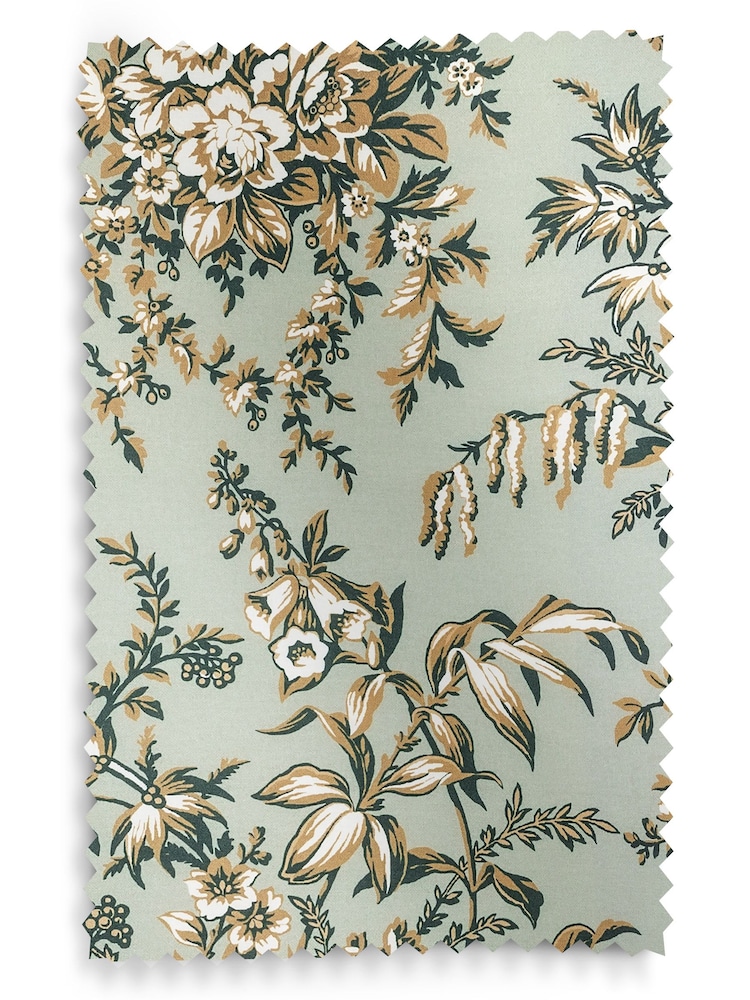 Laura Ashley Orange 100% Cotton Picardie Made to Measure Roman Blinds - Image 6 of 6