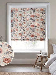 Laura Ashley Red 100% Cotton Maryam Made to Measure Roman Blinds - Image 1 of 6