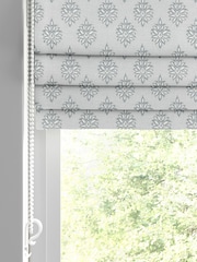 Laura Ashley White 100% Cotton Gower Made to Measure Roman Blinds - Image 2 of 6
