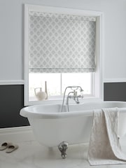 Laura Ashley White 100% Cotton Gower Made to Measure Roman Blinds - Image 5 of 6