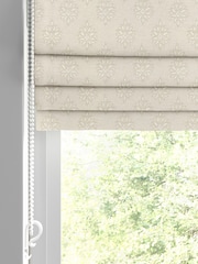 Laura Ashley Grey 100% Cotton Gower Made to Measure Roman Blinds - Image 2 of 6