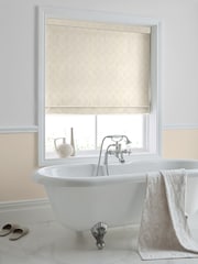 Laura Ashley Grey 100% Cotton Gower Made to Measure Roman Blinds - Image 5 of 6