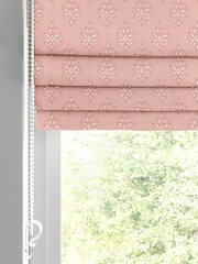 Laura Ashley Pink 100% Cotton Gower Made to Measure Roman Blinds - Image 2 of 6
