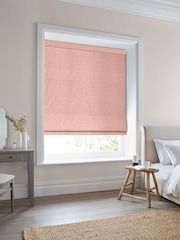 Laura Ashley Pink 100% Cotton Gower Made to Measure Roman Blinds - Image 5 of 6