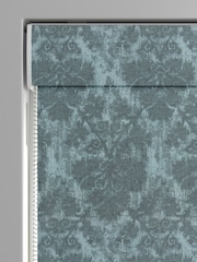 Laura Ashley Blue Forden Made to Measure Roman Blinds - Image 3 of 6