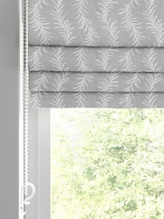Laura Ashley Grey Dee Made to Measure Roman Blinds - Image 2 of 6