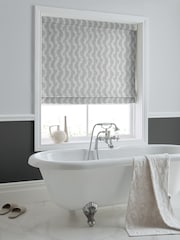 Laura Ashley Grey Dee Made to Measure Roman Blinds - Image 5 of 6