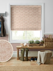Laura Ashley Brown Burnham Woven Made to Measure Roman Blinds - Image 1 of 6