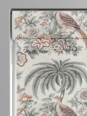 Laura Ashley Grey 100% Cotton Burdett Made to Measure Roman Blinds - Image 3 of 6