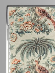 Laura Ashley Green 100% Cotton Burdett Made to Measure Roman Blinds - Image 3 of 6