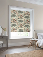 Laura Ashley Green 100% Cotton Burdett Made to Measure Roman Blinds - Image 5 of 6