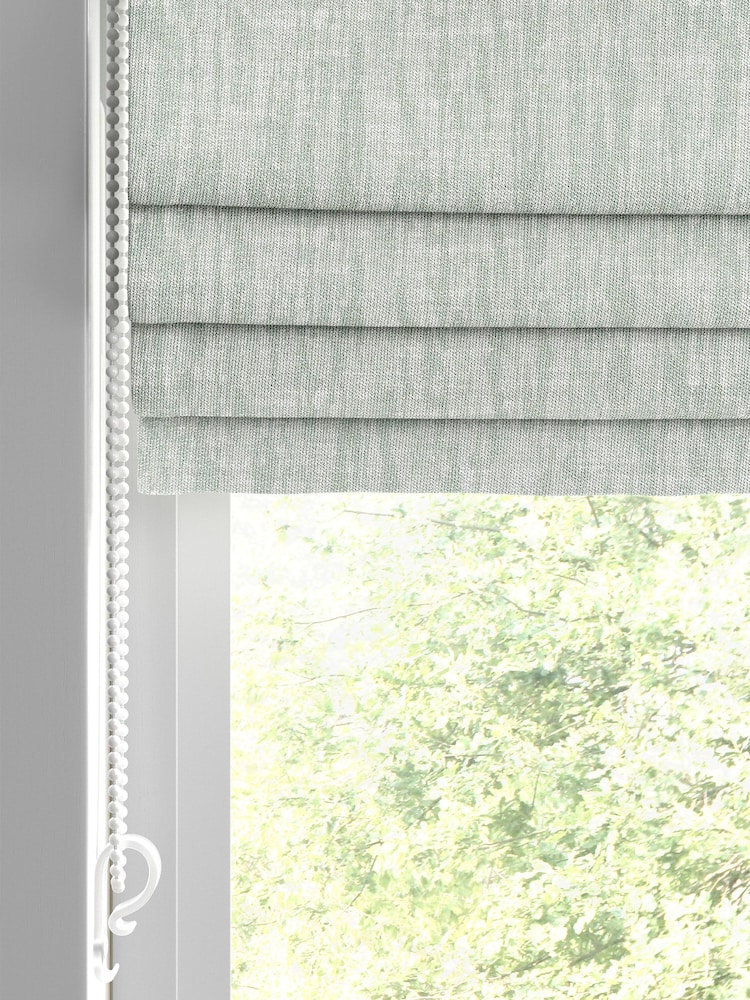 Laura Ashley Green Ambrose Made to Measure Roman Blinds - Image 2 of 6