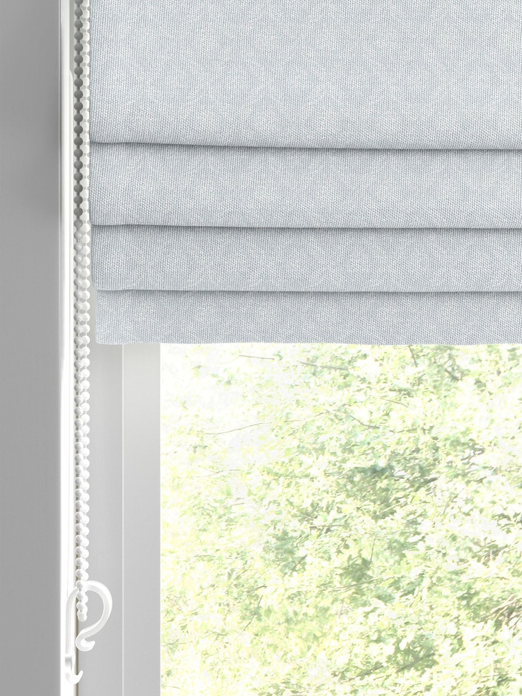 Laura Ashley Slate Grey Abingdon Made to Measure Roman Blinds - Image 2 of 6