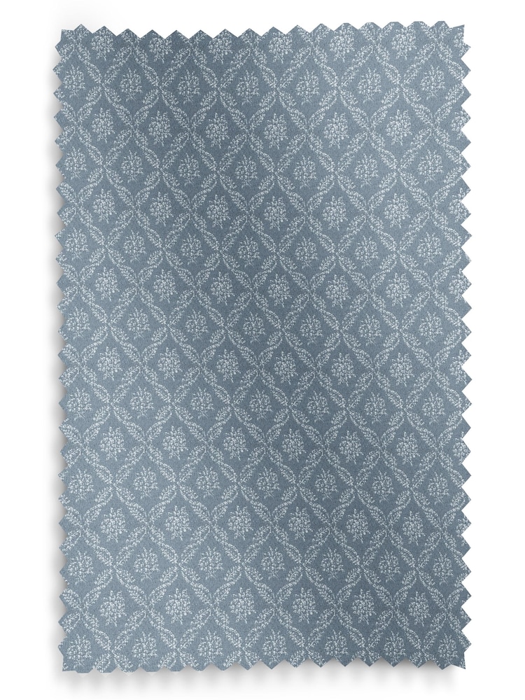 Laura Ashley Blue Abingdon Made to Measure Roman Blinds - Image 6 of 6
