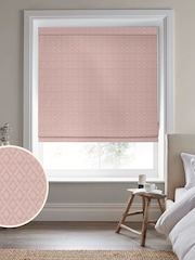 Laura Ashley Pink Abingdon Made to Measure Roman Blinds - Image 1 of 6