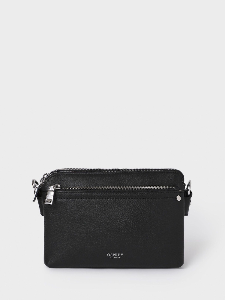 Negro - Bandolera de cuero The Stella de Osprey London - Imagen 2 de 6 Negro - Bandolera de cuero The Stella de Osprey London - Imagen 2 de 6