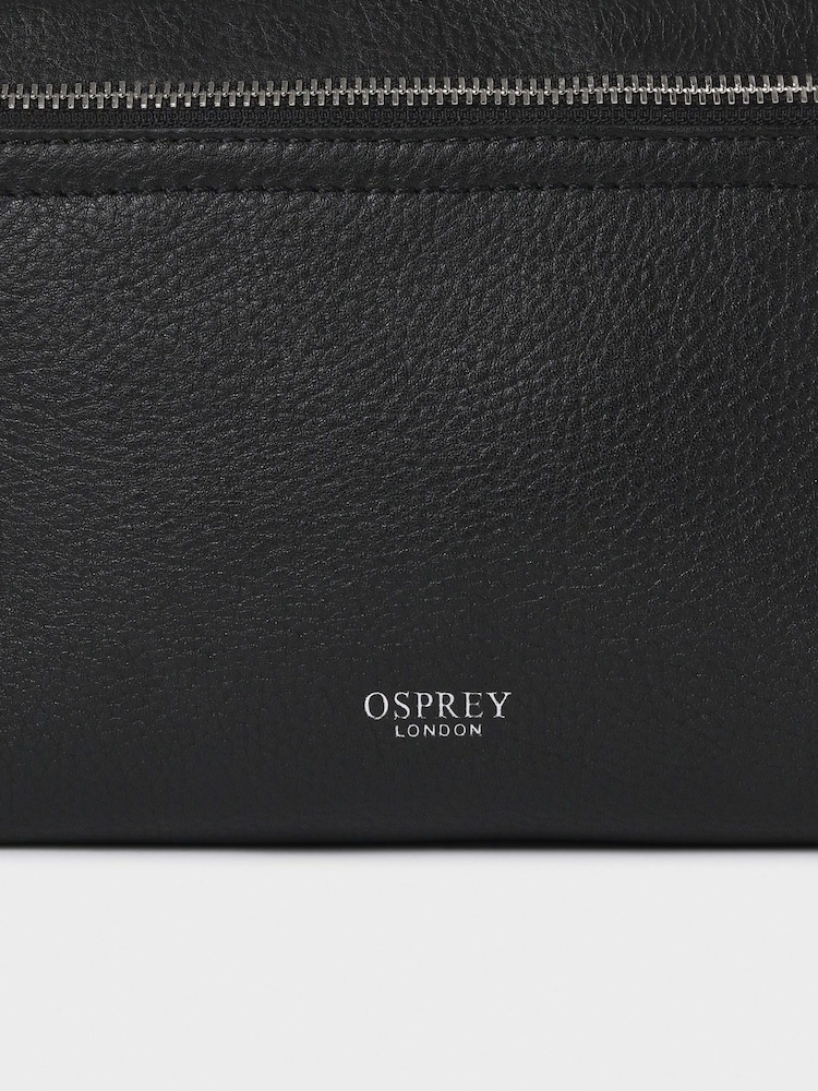 Negro - Bandolera de cuero The Stella de Osprey London - Imagen 6 de 6 Negro - Bandolera de cuero The Stella de Osprey London - Imagen 6 de 6