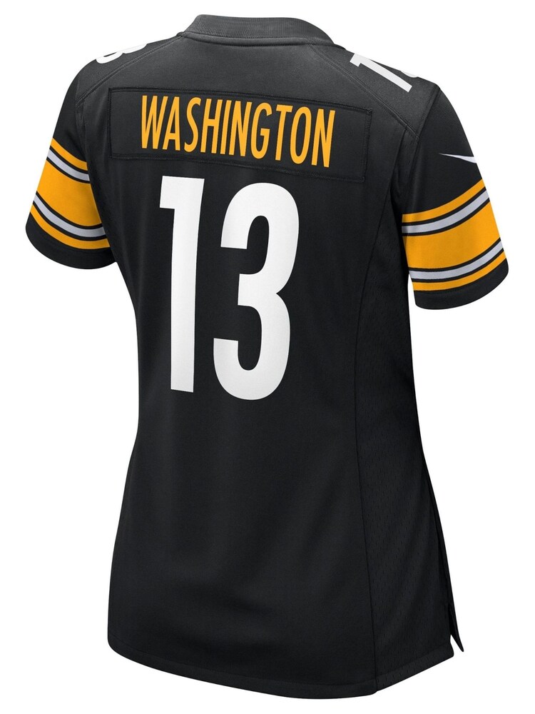 Nike Black NFL Pittsburgh Steelers Home Game Jersey - James Washington Womens - Image 3 of 3