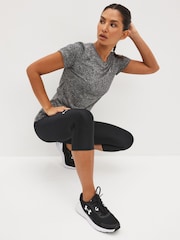 Under Armour Black Tech Hi Capri Leggings - Image 4 of 7