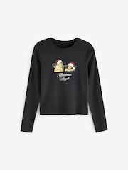 Black Christmas Long Sleeve T-Shirt - Image 2 of 6