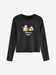 Black Christmas Long Sleeve T-Shirt - Image 5 of 6