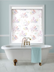 Sara Miller White Underwater Made to Measure Roller Blinds - Image 2 of 6