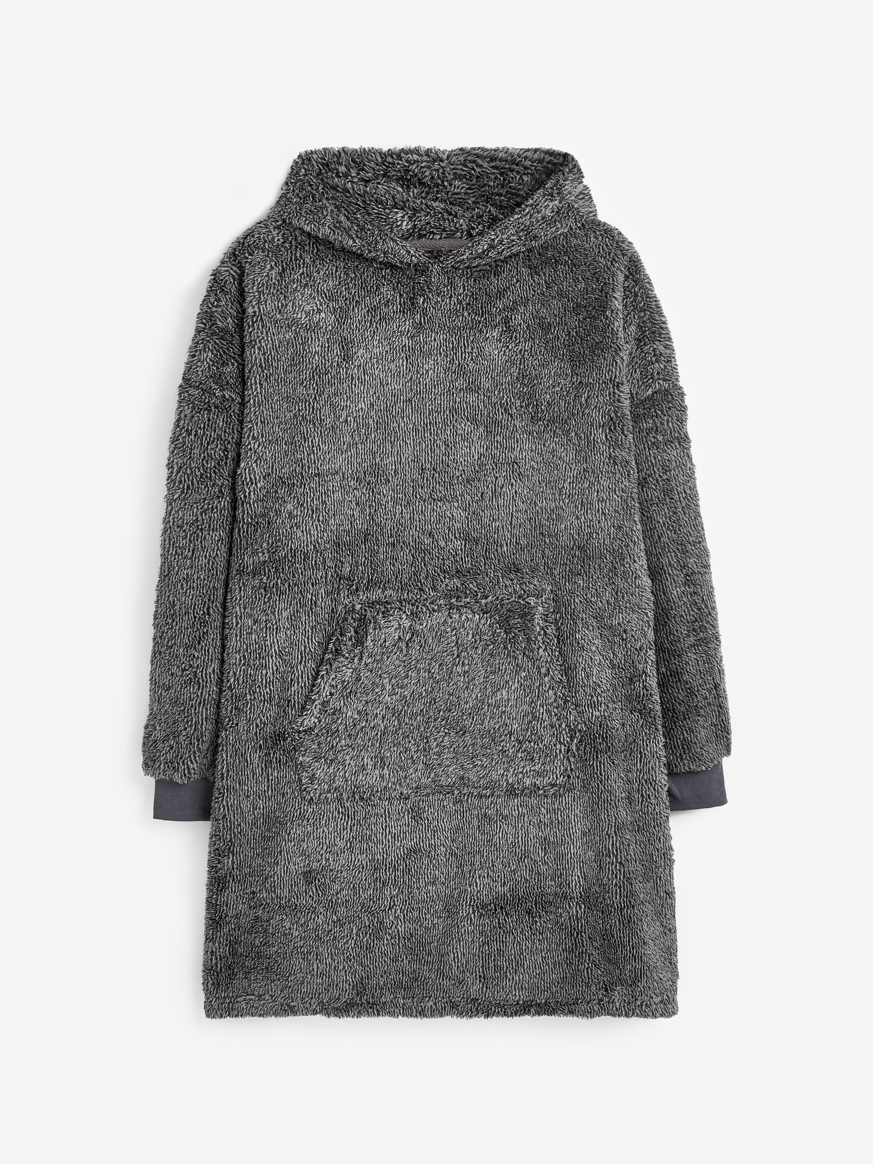 Buy Charcoal Grey Oversized Blanket Hoodie from Next Luxembourg