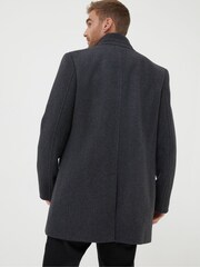 FatFace Grey Pendeen Overcoat - Image 3 of 6