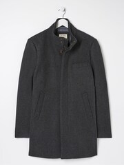 FatFace Grey Pendeen Overcoat - Image 6 of 6