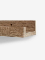 Oak Picture Ledge Wall Shelf - Image 2 of 3